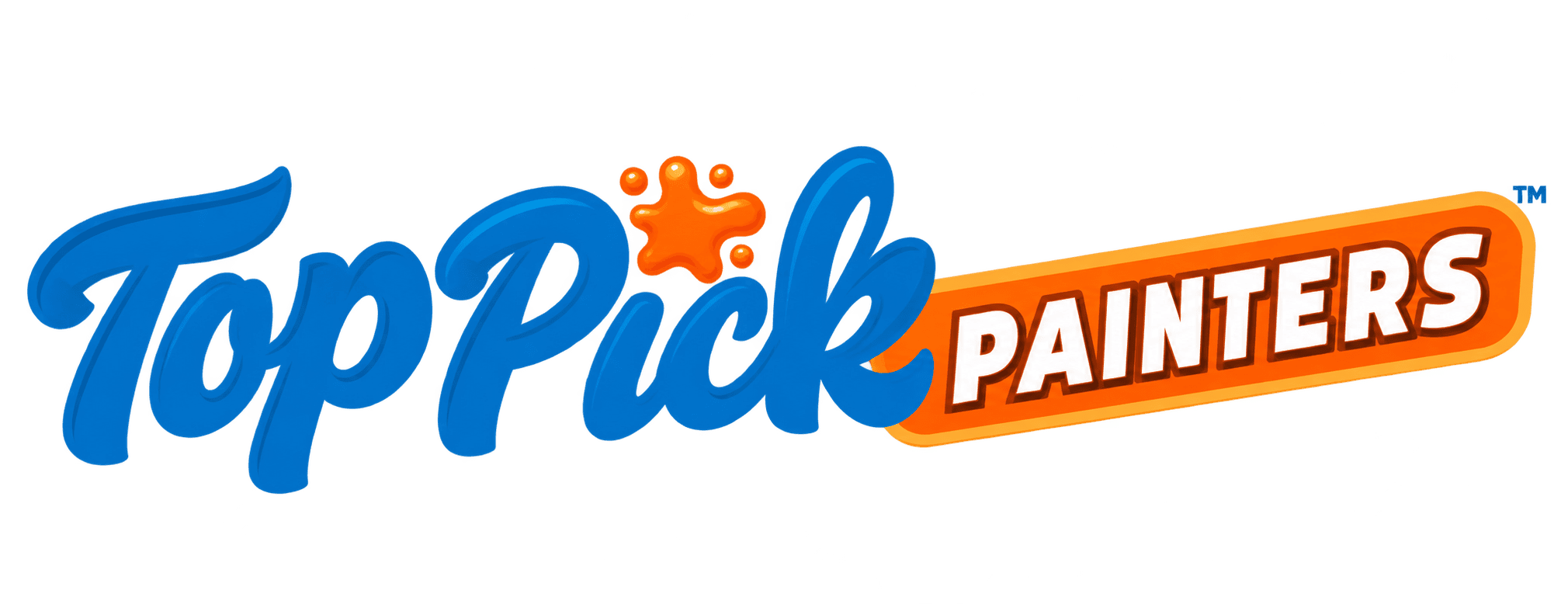 Horizontal Top Pick Painters Logo